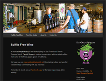 Tablet Screenshot of fatgrapewinery.com